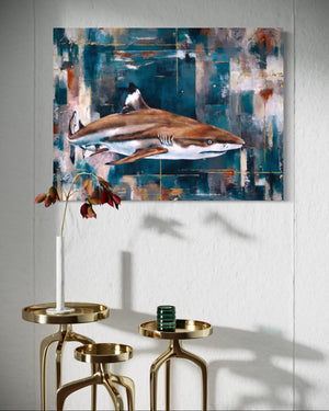 50 Shades of Blue - Canvas Print