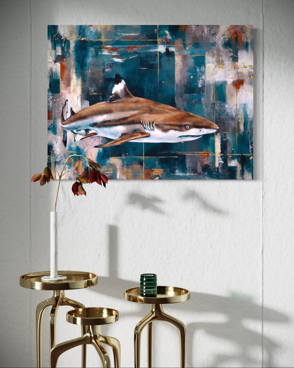 50 Shades of Blue - Canvas Print