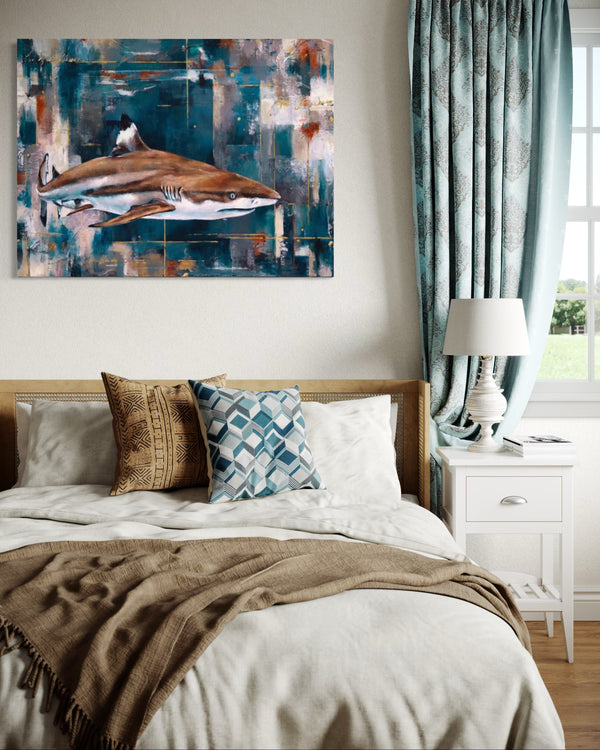 50 Shades of Blue - Canvas Print