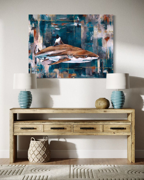 50 Shades of Blue - Canvas Print