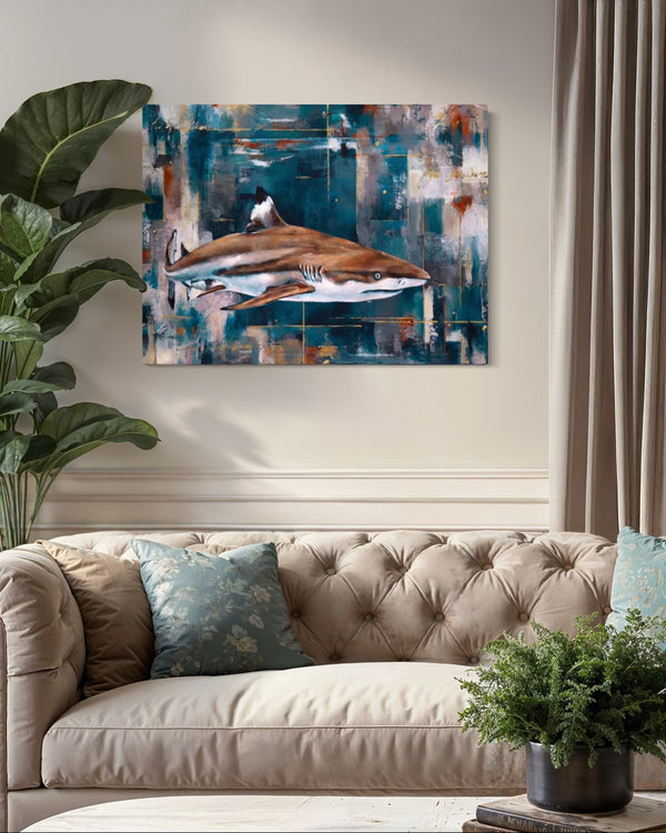50 Shades of Blue - Canvas Print