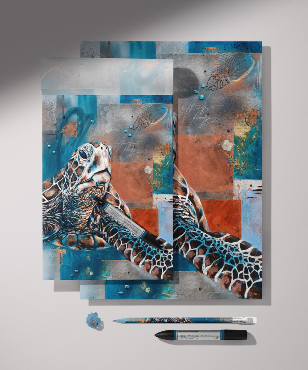 Bubbled Manuscript - Paper