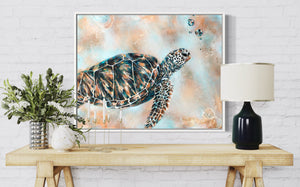 Turtle Drift - Canvas