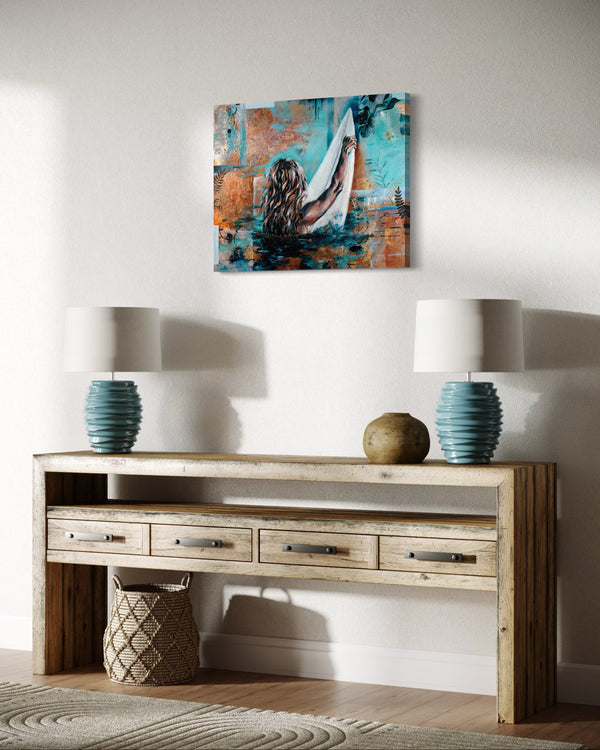 Soulful Swell Serenade - Canvas