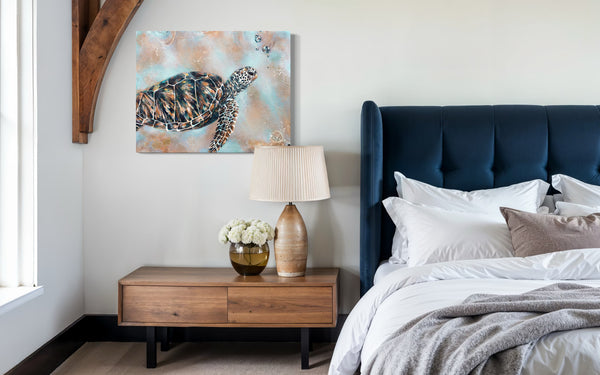 Turtle Drift - Canvas