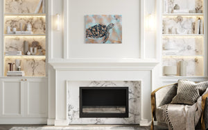 Turtle Drift - Canvas