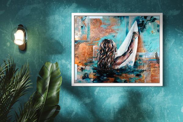 Soulful Swell Serenade - Canvas