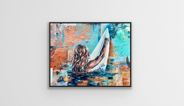 Soulful Swell Serenade - Canvas