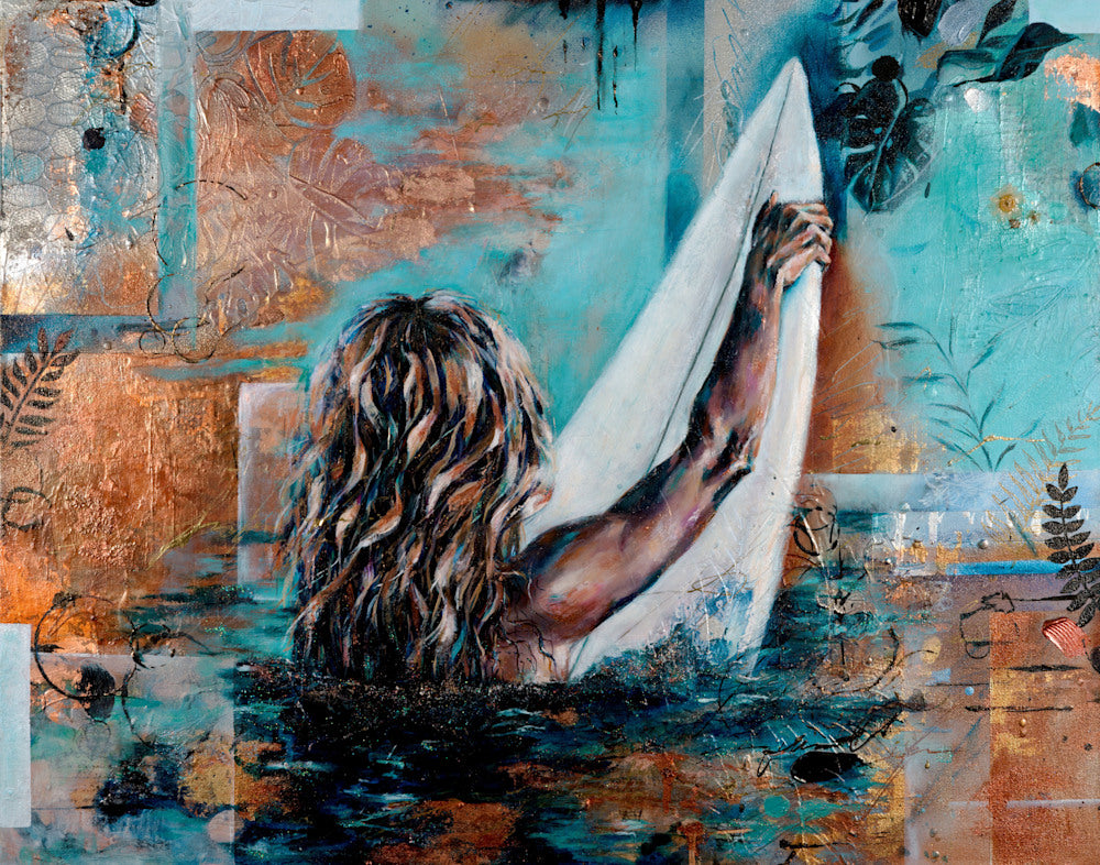 Soulful Swell Serenade - Canvas
