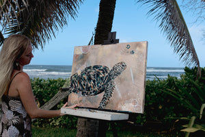 Turtle Drift - Canvas